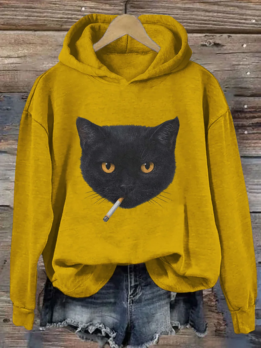 Smoking Cat Hoodie