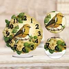 Acrylic Special Shape Flower Bird Diamond Painting Art Clock Ornaments Kit