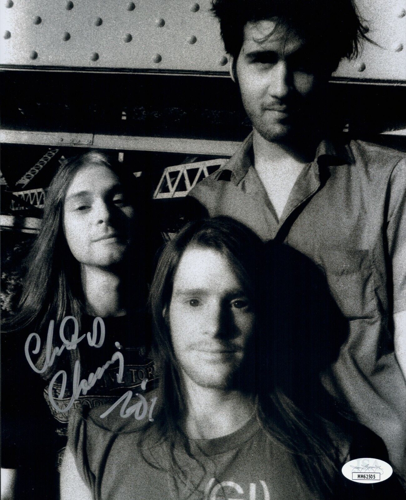 CHAD CHANNING Signed NIRVANA 8x10 Photo Poster painting IN PERSON Autograph JSA COA Cert