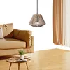 Woven Paper Rope Lamp Shade Simulation Rattan Light Shade for Living Room Hotel