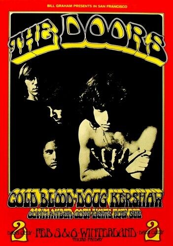 THE DOORS POSTER - SAN FRANCISCO - Photo Poster painting QUALITY INSERT -  POST