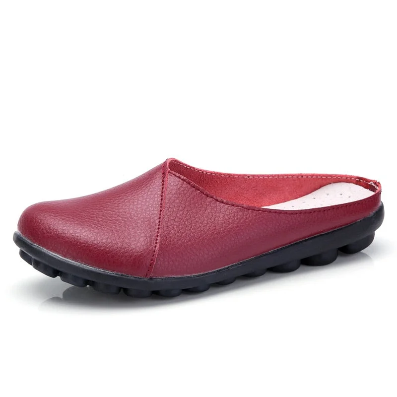 Mother Shoes Flats Leisure Women Comrfort 2020 Genuine Comfortable Comfort Flat Shoes Woman Shoes