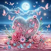 Diamond Painting-DIY Crystal Rhinestone Seaside Heart