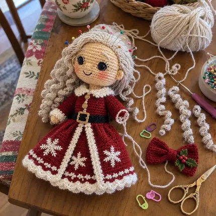 Santa and Mrs Claus dolls by Hemmelinda