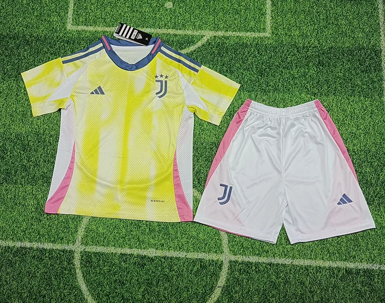 Juventus Away Shirt 24/25 Football Kit for Kids
