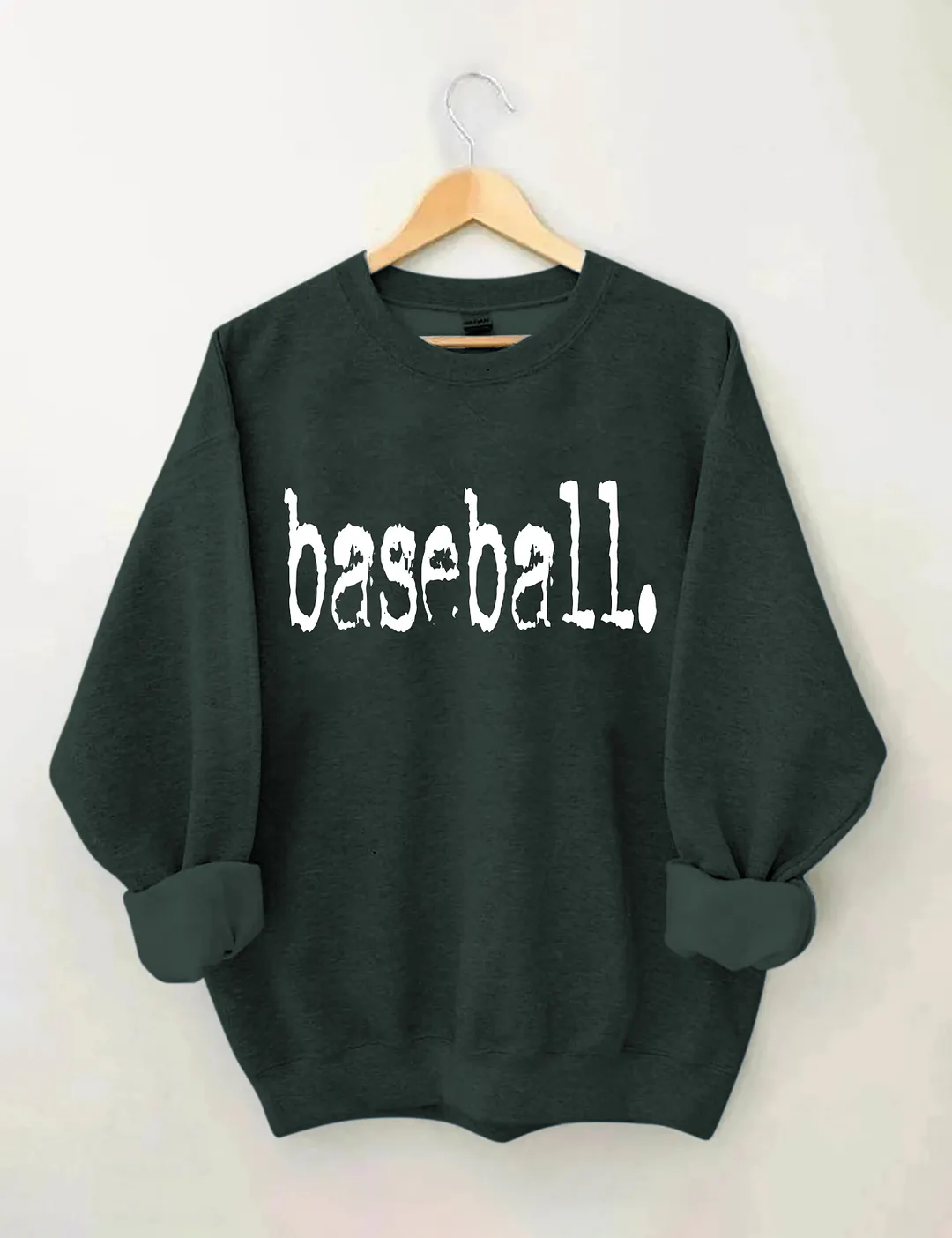 Baseball Typography Design Sweatshirt