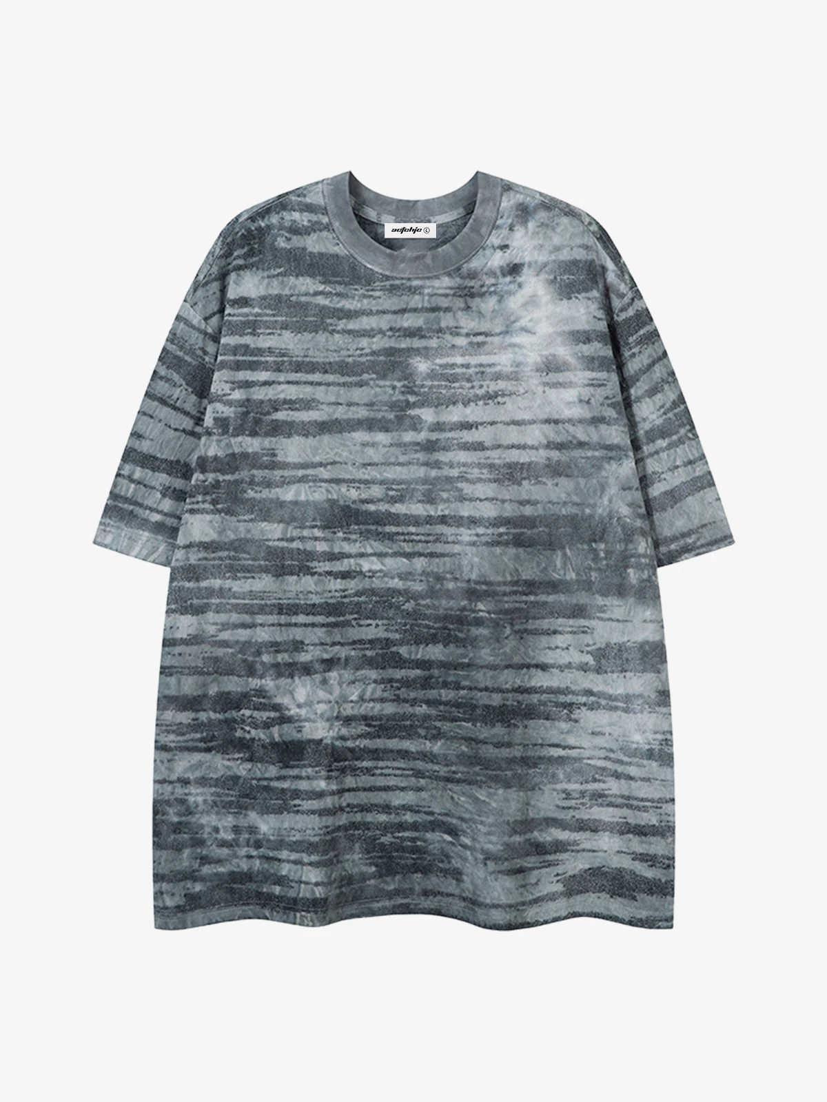 Grey Act Chic Cleanfit Textured Oversized Tee Front