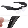 1.5X 2.5X 3.5X 5.0X Magnifying Glasses Magnifier with LED Light for Reading