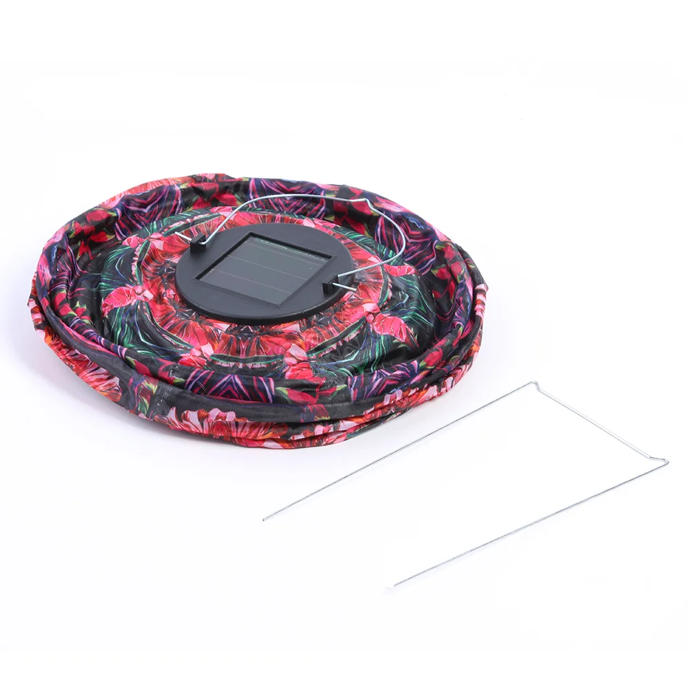 Solar Painted LED Lantern Outdoor Waterproof Garden Hanging Lighting (C)