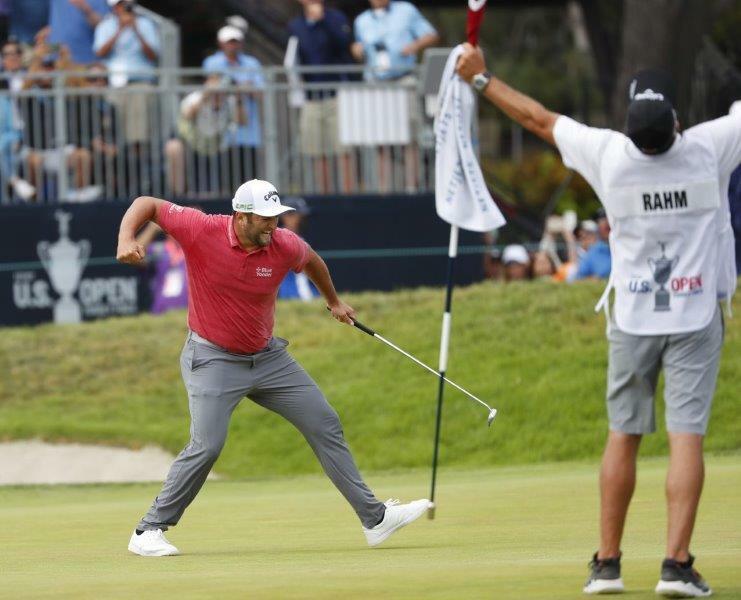 JON RAHM 2021 US Open Champion Golf Glossy 8 x 10 Photo Poster painting Poster Man Cave