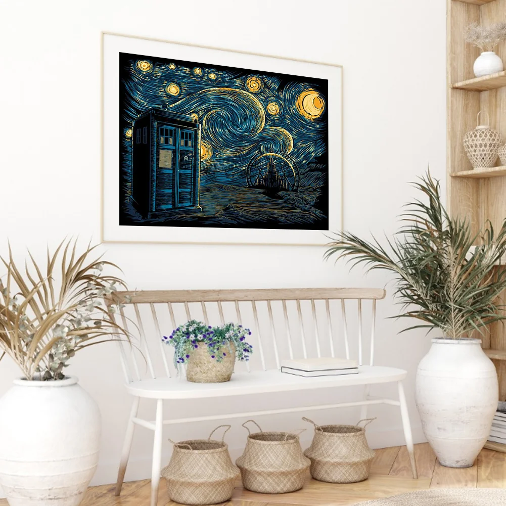 Full Printed Cross Stitch 11CT - Doctor Who(50*40cm)