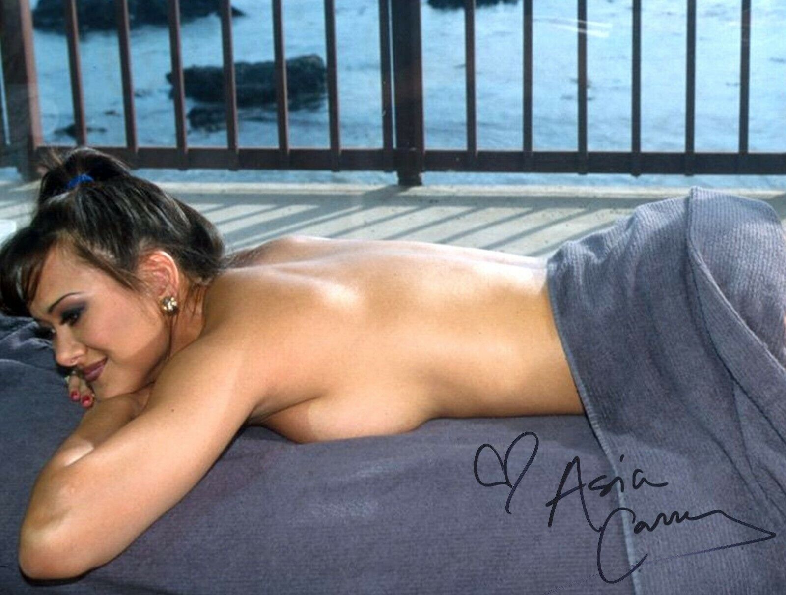 * RARE * Asia Carrera Adult Asian Film Star Signed Autographed 8.5x11 Photo Poster painting