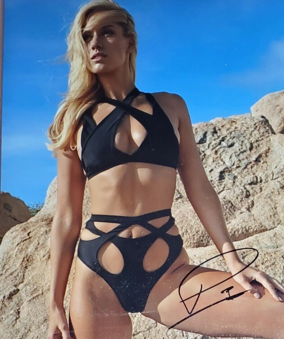 Paige Spiranac Authentic Autographed 8x10 Photo Poster painting w/ COA