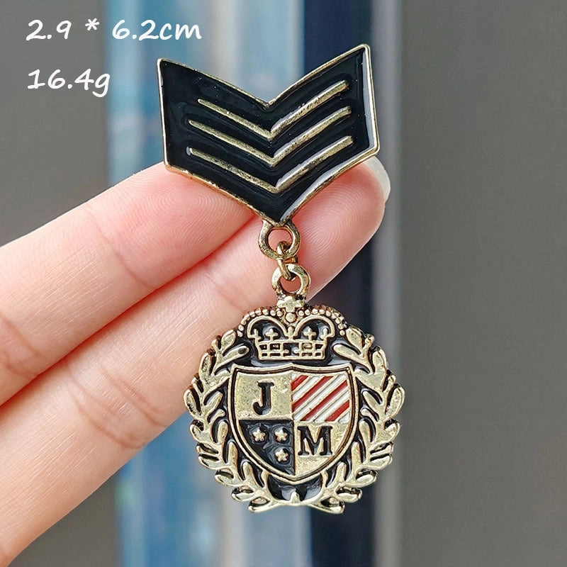 Retro Pin Animal Lion Alloy Plating Unisex Brooches