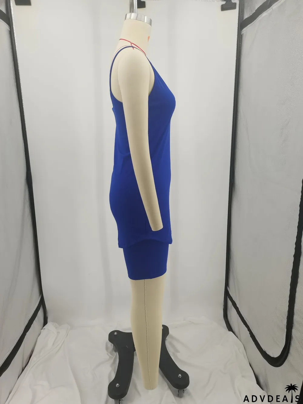 Women Summer Print Tank Top and Shorts Two-Piece Set