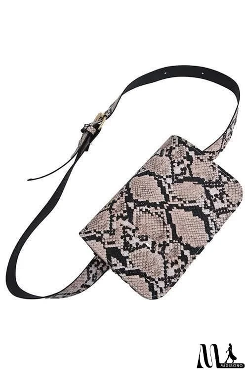 MidiSono - Snakeskin Belt Bag