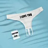 Custom Text Crotchless Panty Naughty Women Underwear Gift for Her