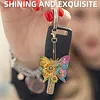 20pcs Sunflower DIY Diamond Painting Keychain Kit Single Side Rhinestone