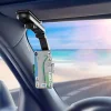 Support de t&eacute;l&eacute;phone portable rotatif &agrave; 360&deg; pour pare-soleil de voiture