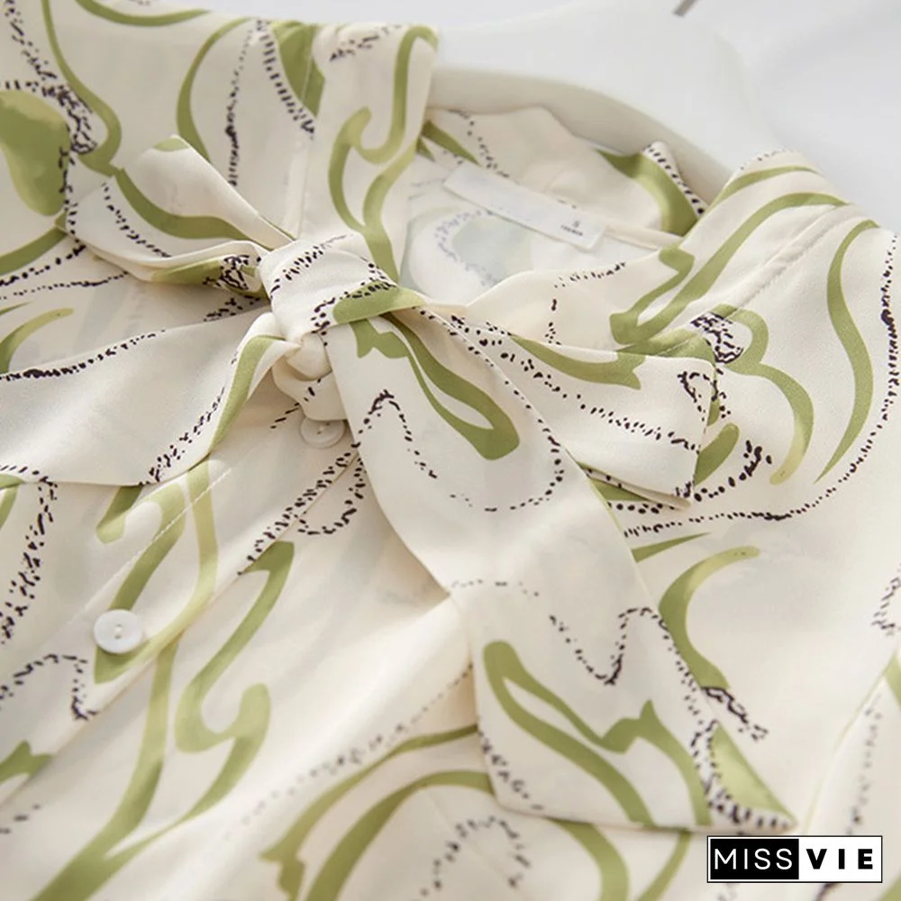 Fashion Floral Print Long Sleeve Casual Shirt