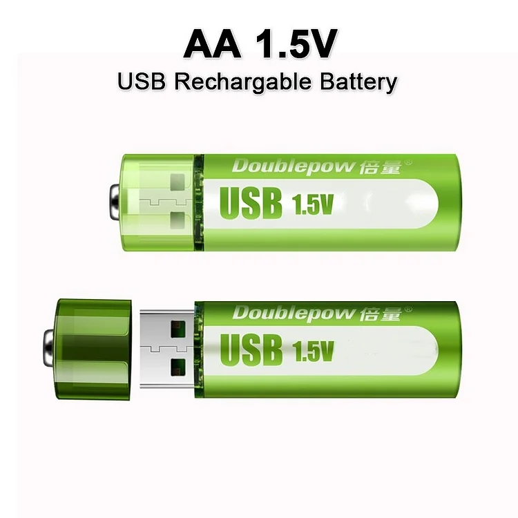 1.5V AA  USB Rechargeable Li-Ion