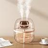 1.8L Air Humidifier with Night Light Double Spray Humidifier for Home Bedroom