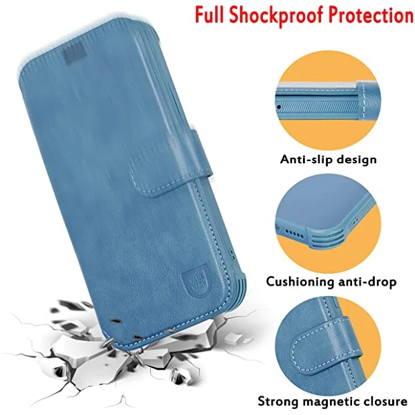 VANAVAGY iPhone SE 2022/iPhone SE 2020 Wallet /iPhone 8/iPhone 7 Wallet Case 4.7 inch