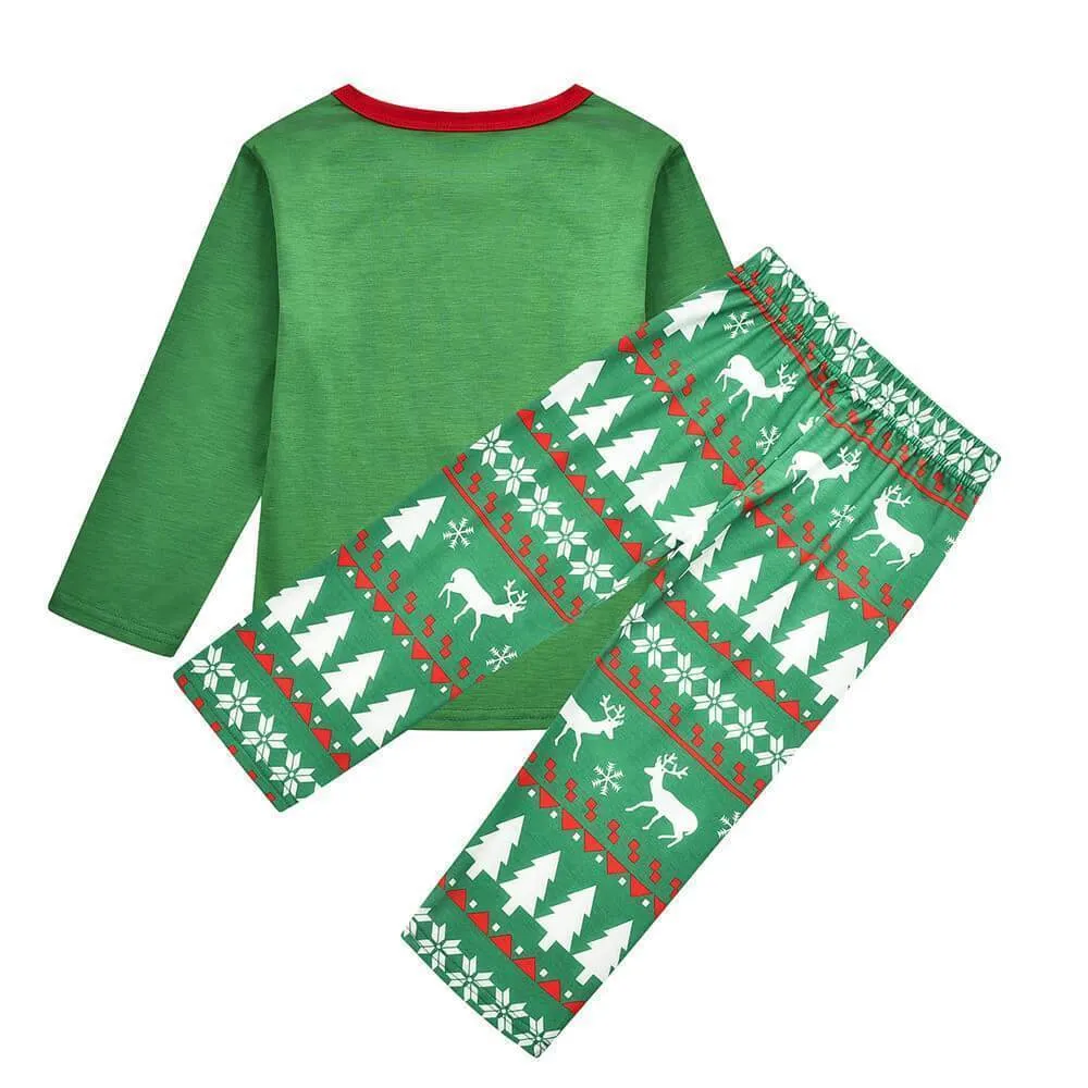 Christmas Hat Print Family Matching Pajamas Sets