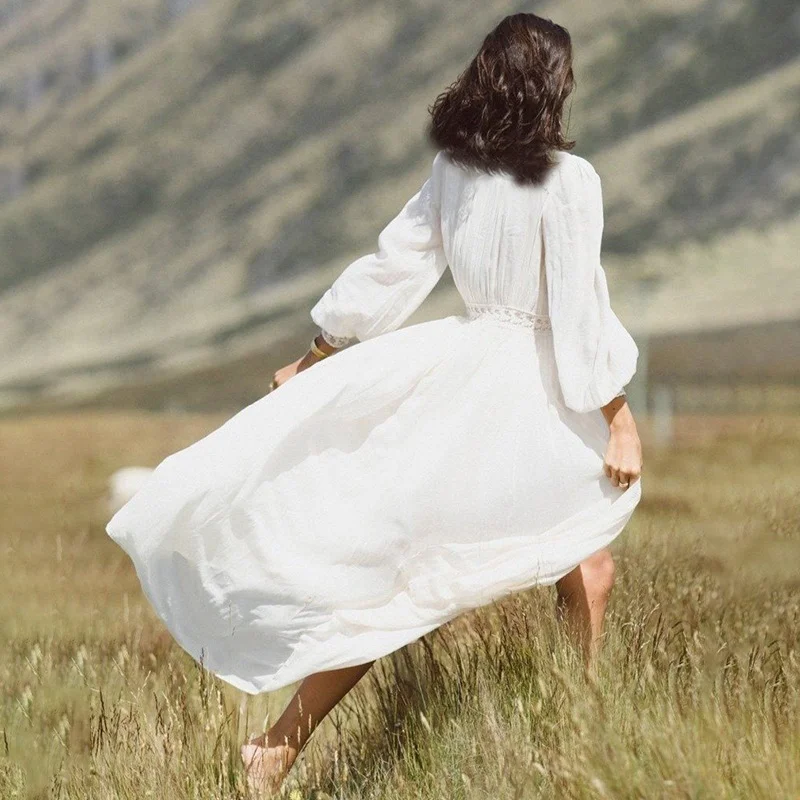 Brownm Brownm Man Cotton Edge Long Skirt Sunscreen Beach Coat Vacation Swimsuit Bikini Outside Build Smock