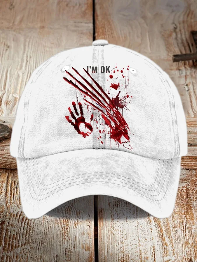 Unisex Bloody Printed Hat