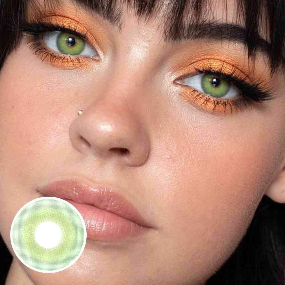 Pixie Green Colored Contact Lenses（Prescription）