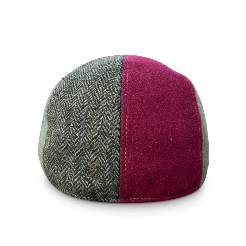 Hatsfashion-The Kringle   Cap - Crimson & Green Plaid