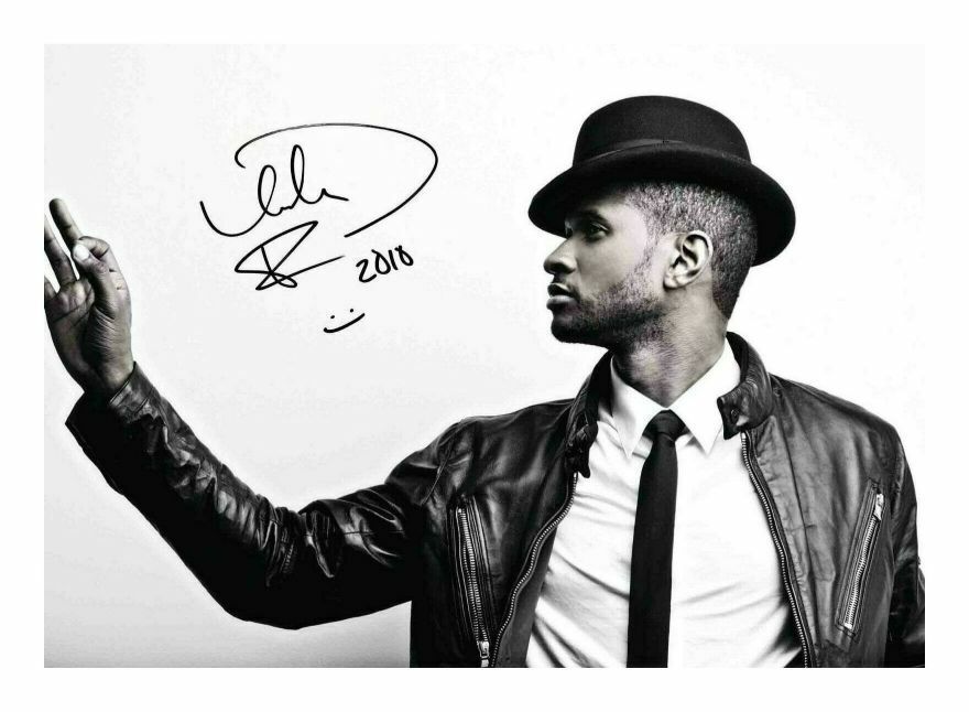 USHER AUTOGRAPH SIGNED PP Photo Poster painting POSTER