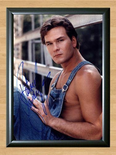 Patrick Swayze Dirty Dancing Ghost Signed Autographed Photo Poster painting Poster Print Memorabilia A4 Size