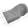 Flat Hose Adapter Air Conditioning Hose Adapter for Mobile/Car Air Conditioning