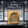 (25x25cm)DIY Pearl Painting Xmas Framed Handmade Pearl Material Art Kit Living Room Decor