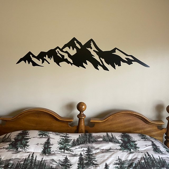 Mountains Metal Wall Art