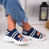 Gioiacombo&trade; Nuovi sandali da donna 2022 Piattaforma con tacchi alti Scarpe da donna Estate Casual Scarpe sportive da donna Sandali da donna aperti a maglia
