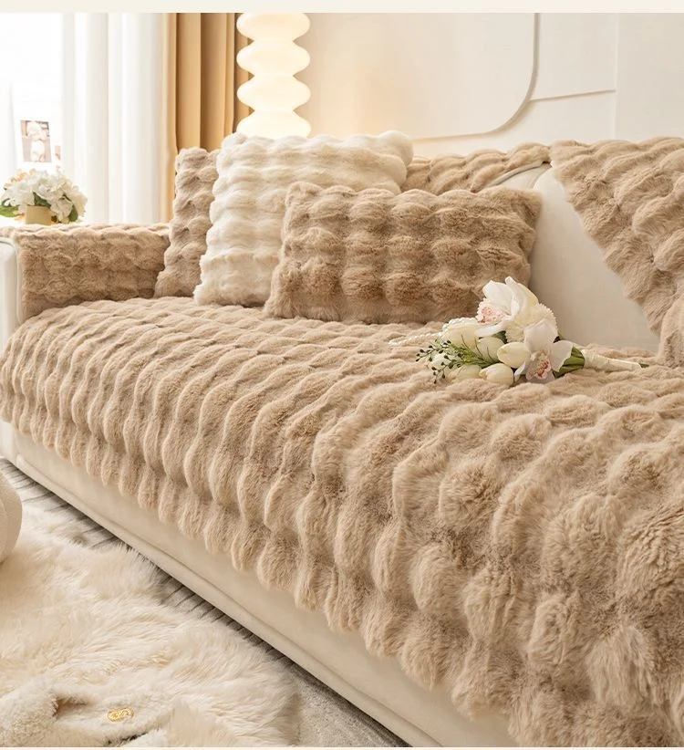 Faux Fur Sofa Covers, Throws Blankets Sofa Slipcovers for Pets