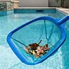 Pool Cleaning Nets Lightweight Swimming Pool Cleaning Net Aluminum Alloy Handle Shallow Water Leaf Nets for Fine Debris in Inground/Above Ground