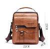 Men's Retro Vertical Portable Business Casual Leather Bag