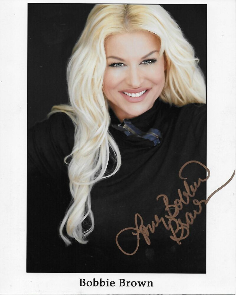 Bobbie Brown Original Autographed 8X10 Photo Poster painting