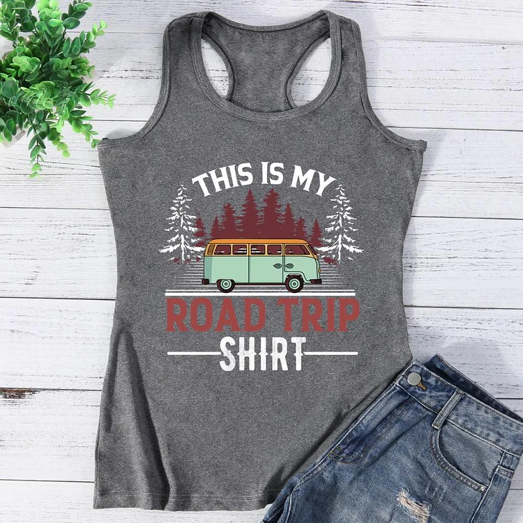 This Is My Road Trip Shirt Funny Summer Vest Top-Annaletters