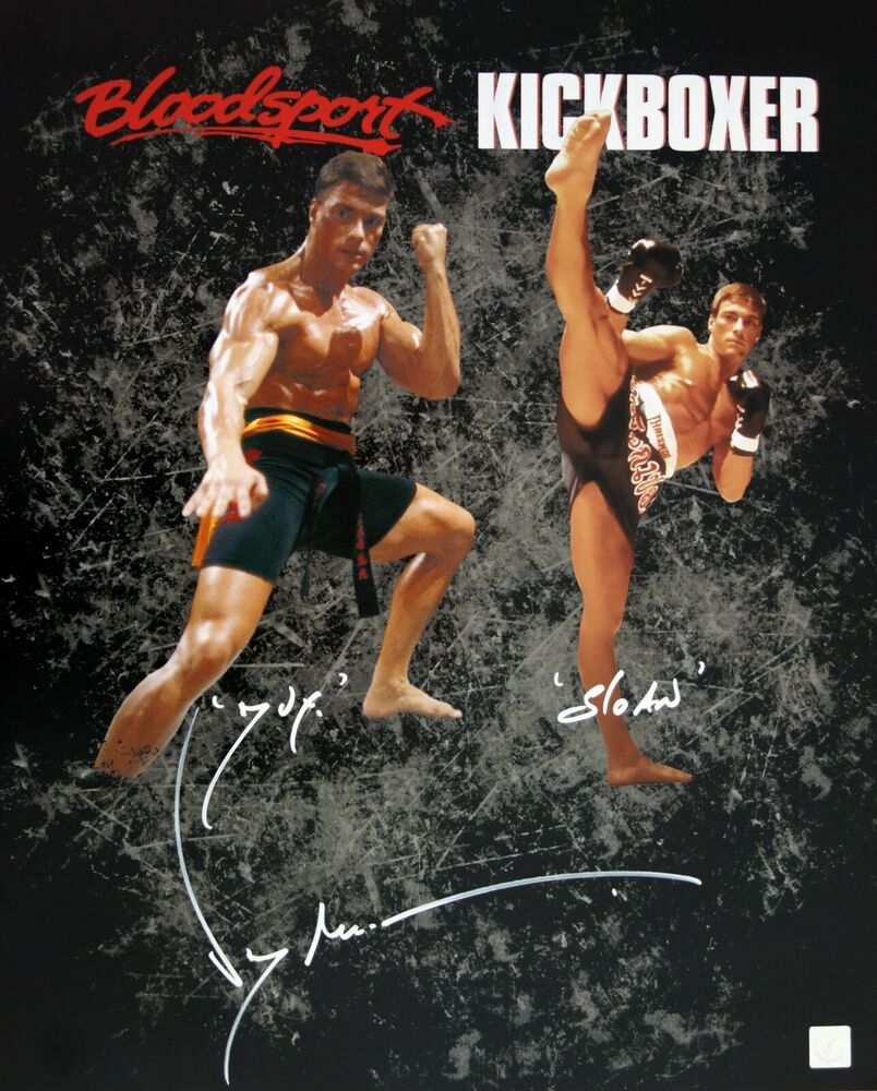 Jean Claude Van Damme Autographed 