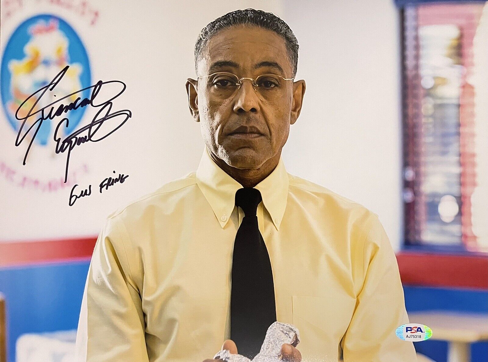 Giancarlo Esposito Signed Autographed Gus 11x14 Photo Poster painting Breaking Bad PSA/DNA