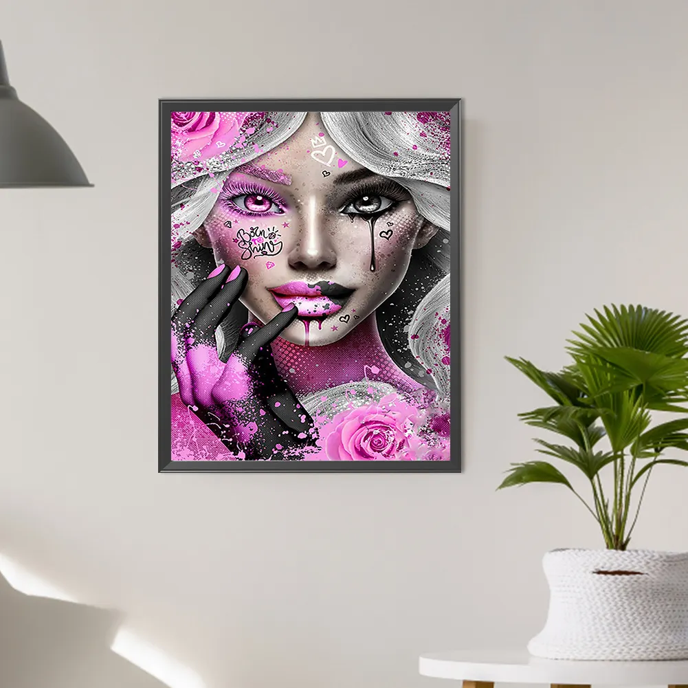 Full Round Diamond Painting 40*50cm - Girl