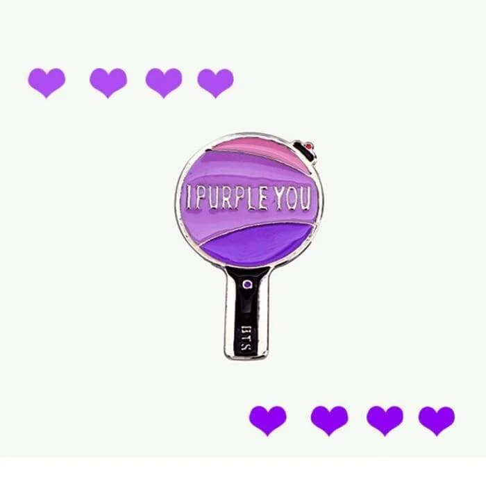 BTS 'I Purple You' Army Bomb Badge