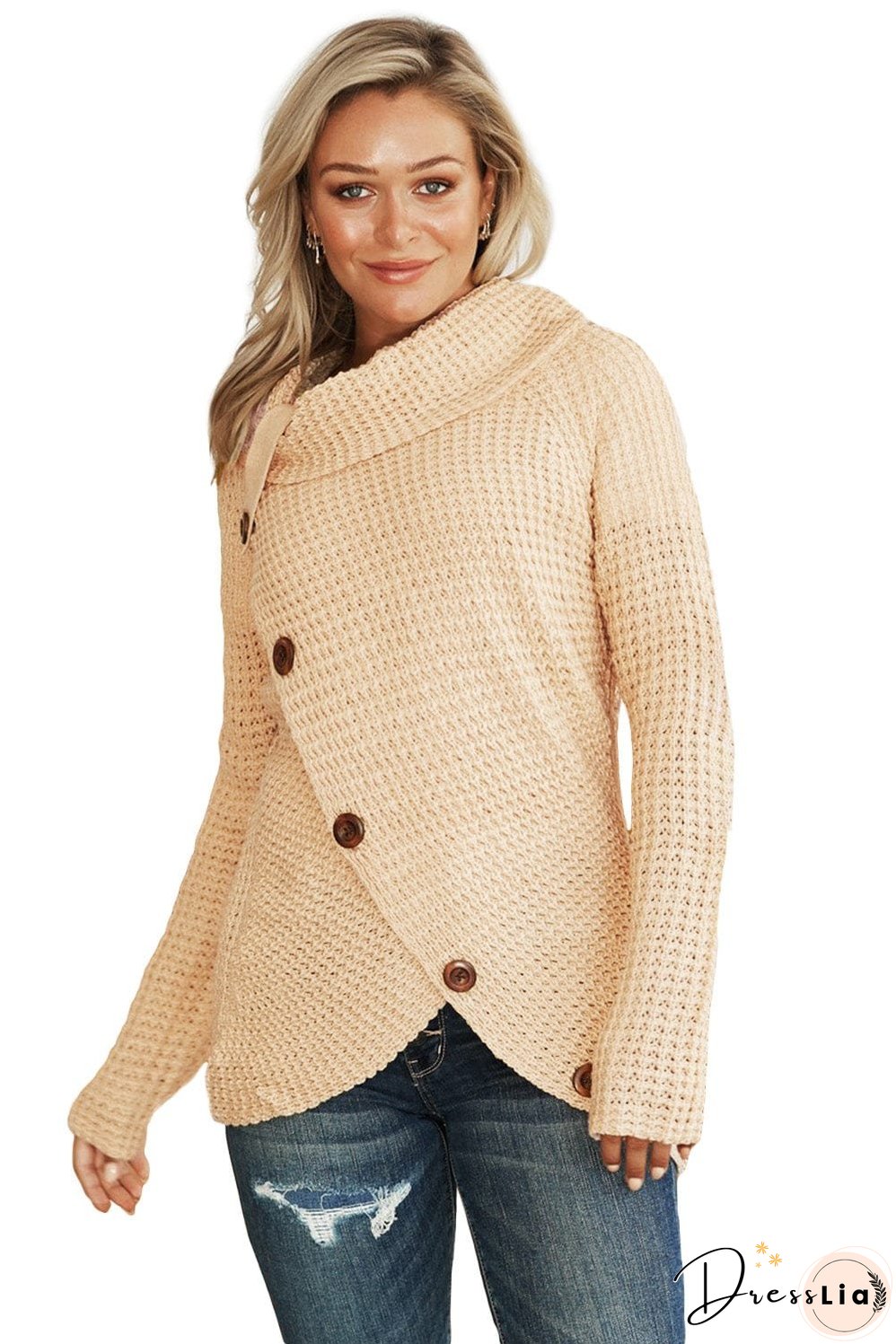 Knitted Turtleneck Pullover Sweater