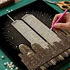 (30x30cm)DIY Twin Towers Pearl Painting Kit With Inner Frame Home Decor