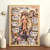 Farmhouse Faith Quote Art-Partial Special Shaped Diamond Painting 30*40CM